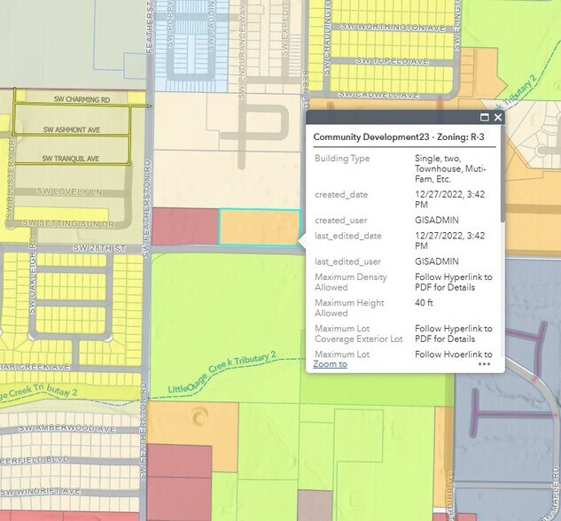 SW 28th Street St & Been Rd, Bentonville, AR à vendre - Plan cadastral - Image 2 de 13