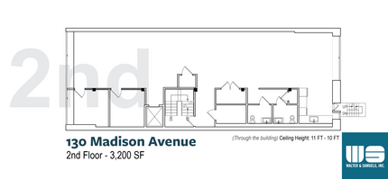 130 Madison Ave, New York, NY à louer Plan d  tage- Image 1 de 5