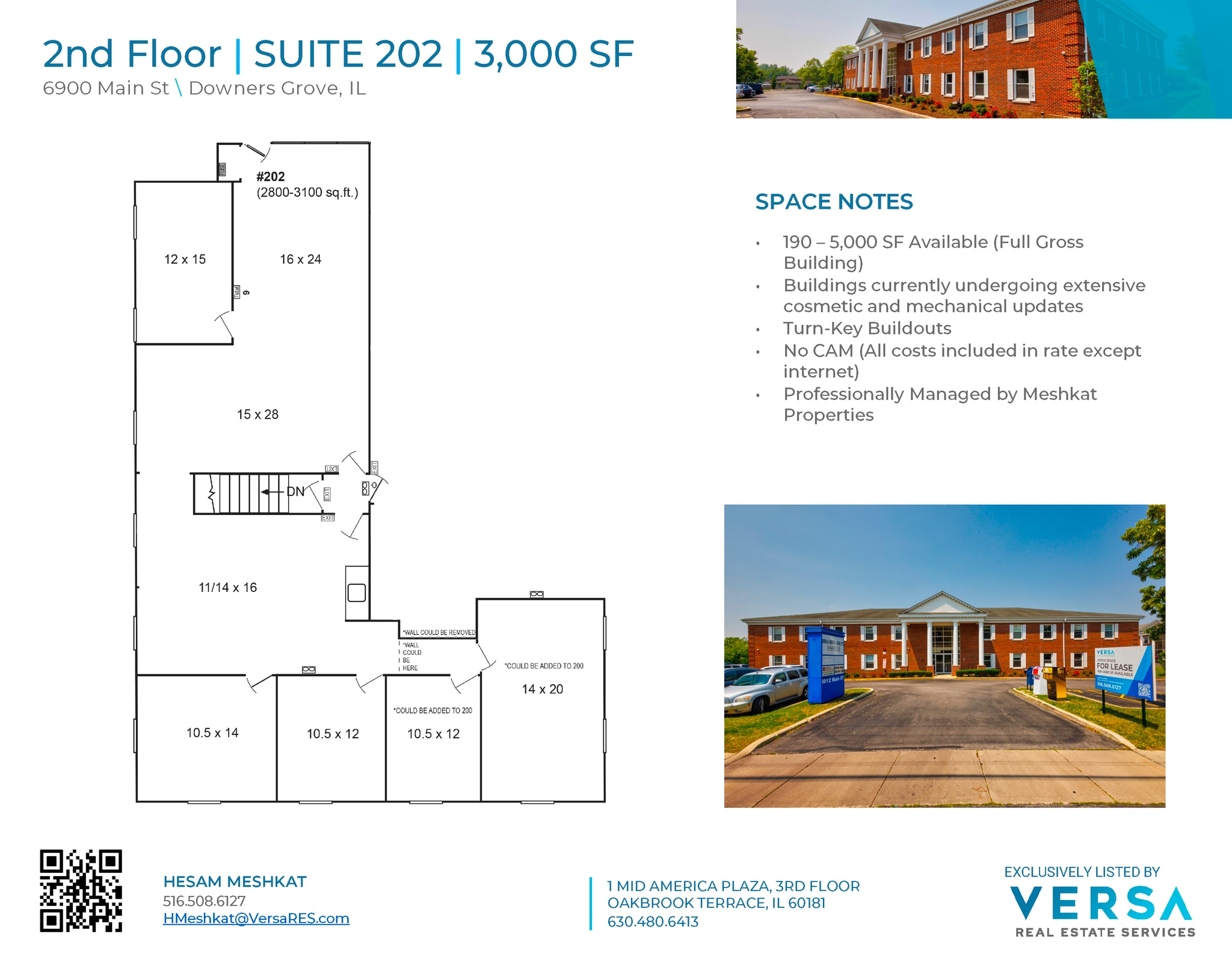 6912 Main St, Downers Grove, IL for lease Floor Plan- Image 1 of 1