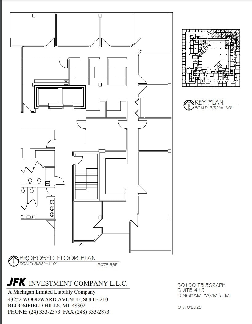 30150 Telegraph Rd, Bingham Farms, MI for lease Floor Plan- Image 1 of 1