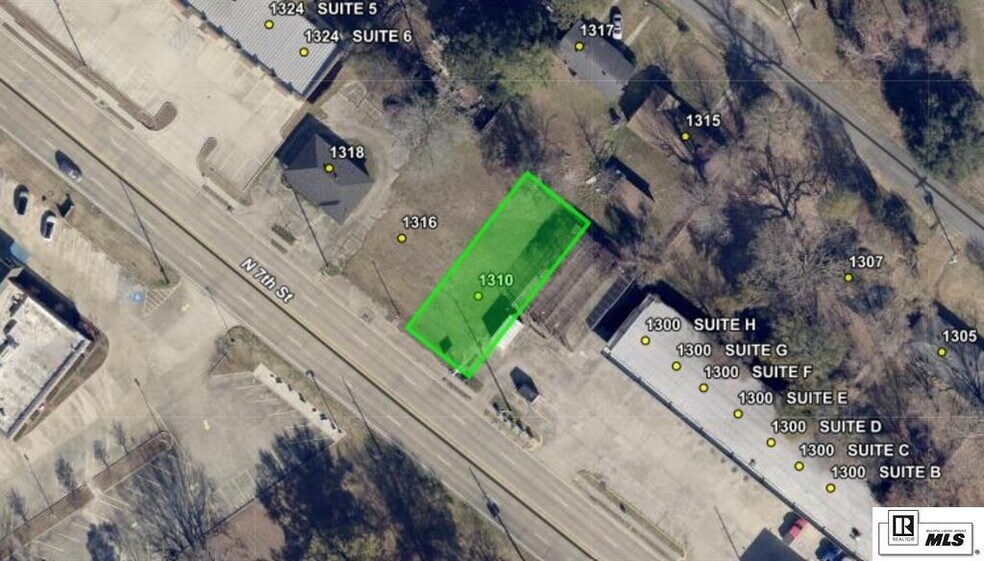 1316 N 7th St, West Monroe, LA à vendre - Plan cadastral - Image 3 de 3