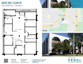 2100 Clearwater Dr, Oak Brook, IL à louer Plan d’étage- Image 1 de 1