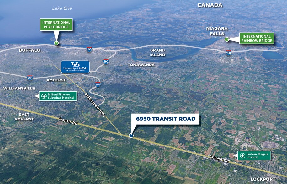6950 S Transit Rd, Lockport, NY à louer - Aérien - Image 3 de 10