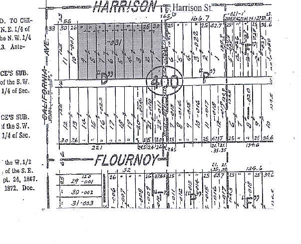 2738 W Harrison St, Chicago, IL à vendre - Plan cadastral - Image 2 de 7