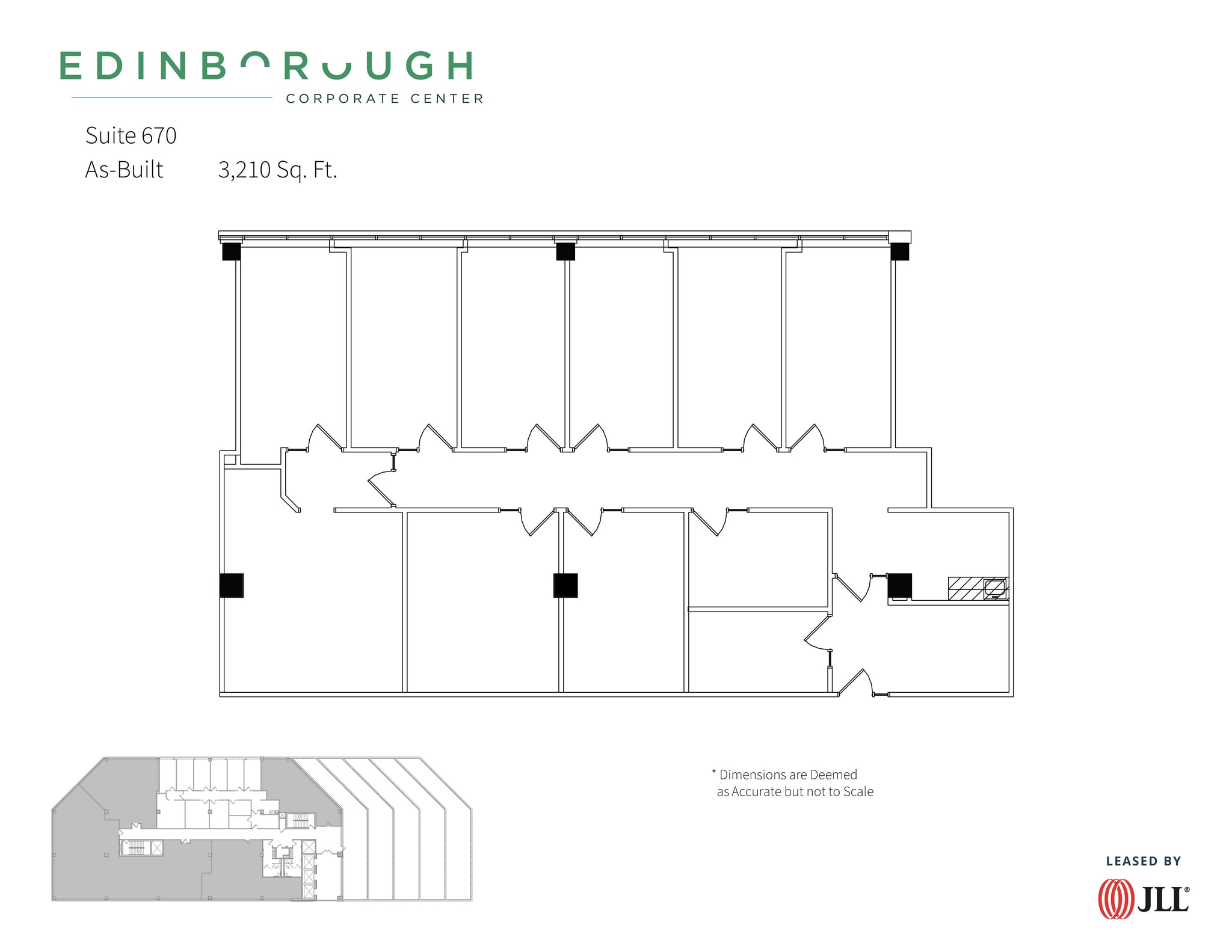 3300 Edinborough Way, Edina, MN à louer Plan d’étage- Image 1 de 1