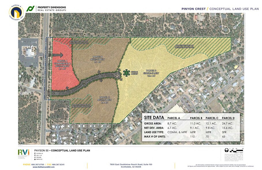 1509 N Curtiss Cir, Payson, AZ à vendre - Plan de site - Image 2 de 3