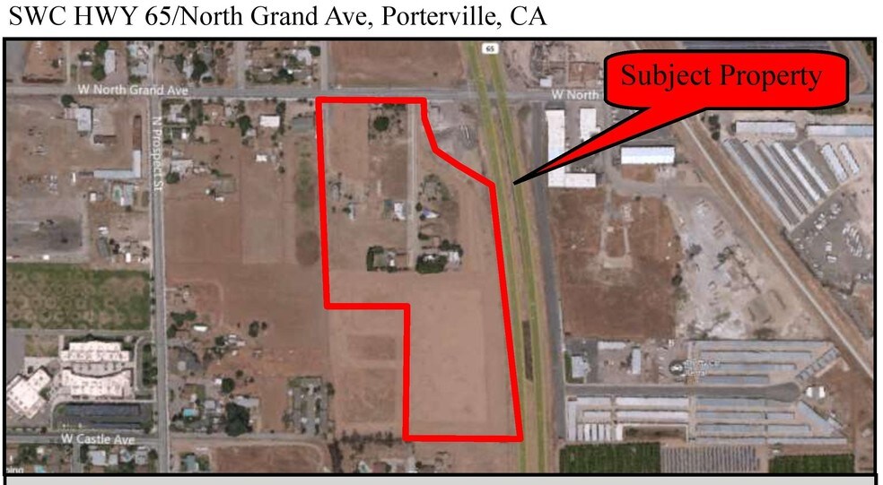 Highway 65 & North Grand, Porterville, CA for lease - Primary Photo - Image 1 of 9