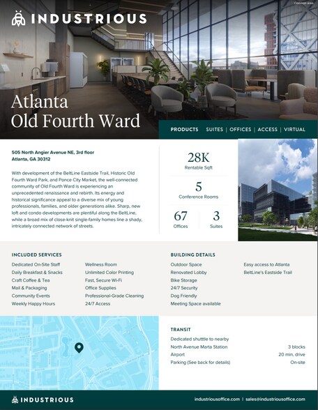 505 N Angier Ave NE, Atlanta, GA à louer - Photo du bâtiment - Image 1 de 10