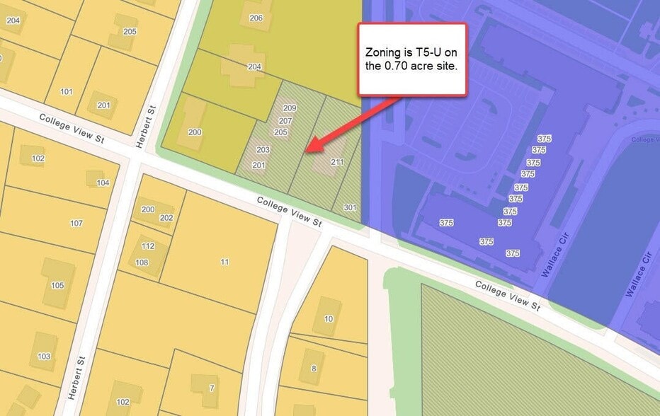 301 College View St, Starkville, MS for sale - Aerial - Image 3 of 11