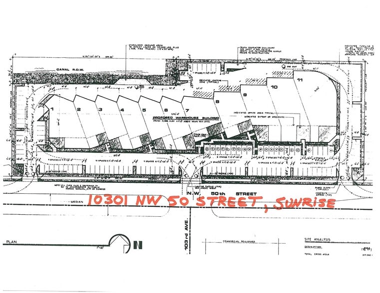 10301 NW 50th St, Sunrise, FL for lease - Site Plan - Image 1 of 1