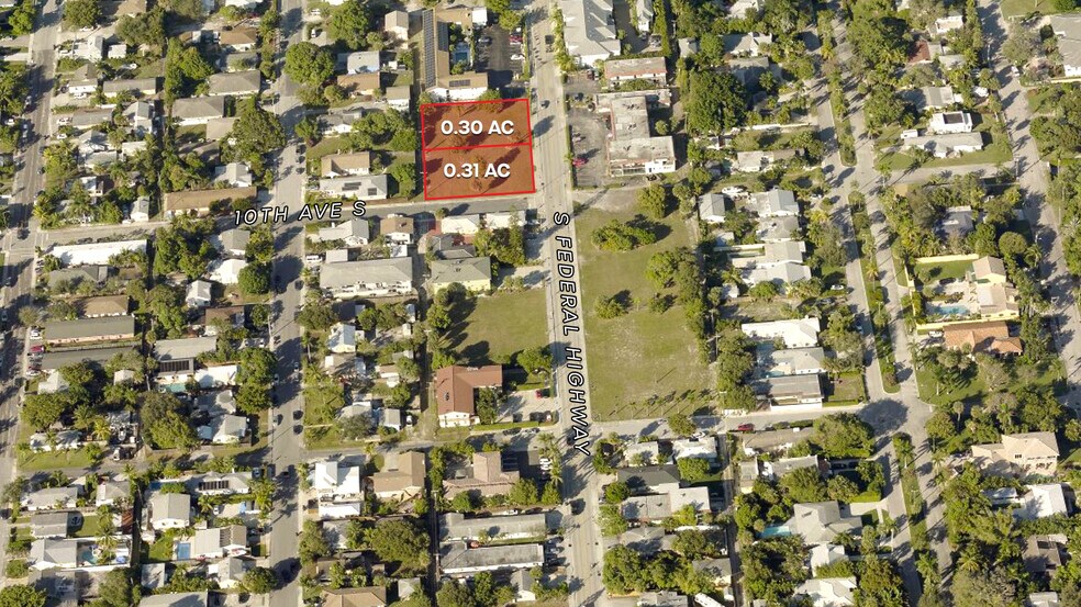 921-929 S Federal Hwy, Lake Worth, FL à vendre - Aérien - Image 3 de 3