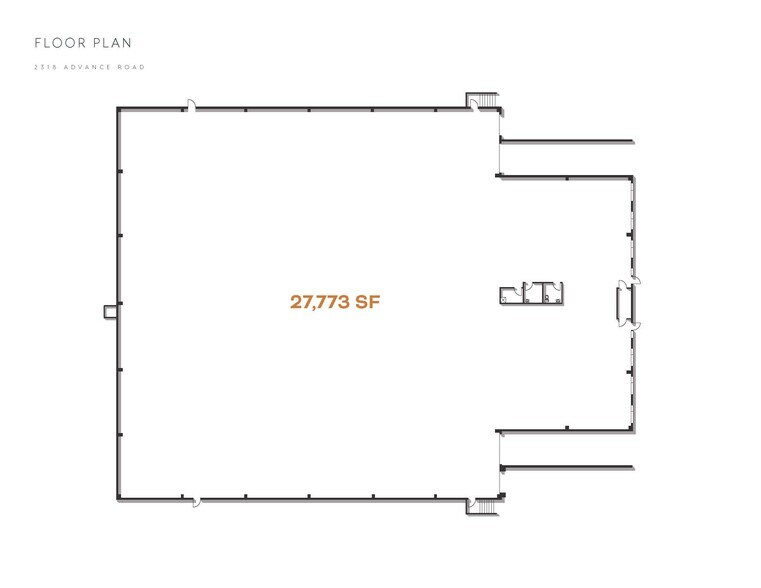2316 Advance Rd, Madison, WI à louer - Plan d’étage - Image 2 de 5