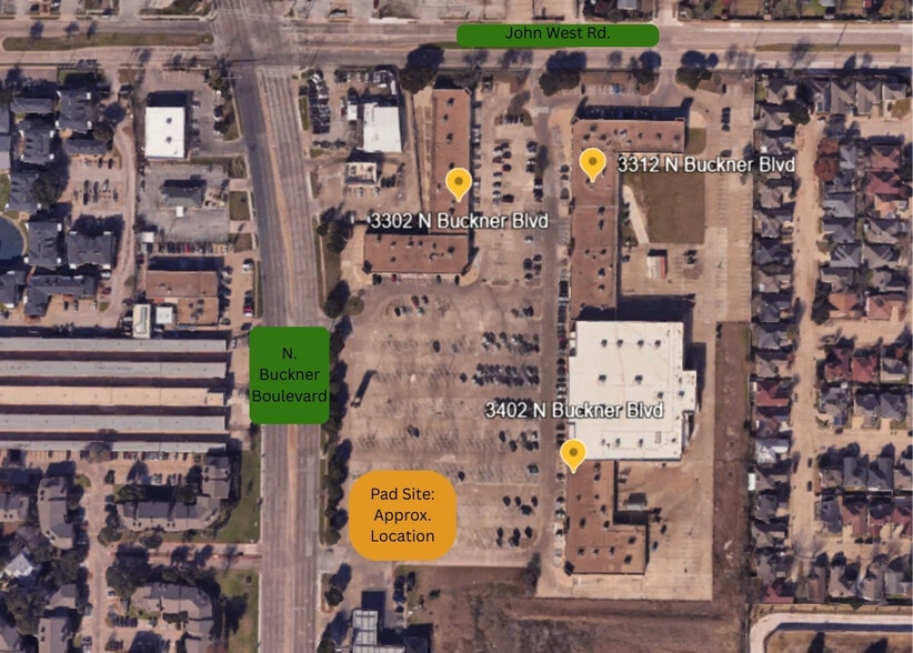 3402 N Buckner Blvd, Dallas, TX for lease - Building Photo - Image 1 of 1