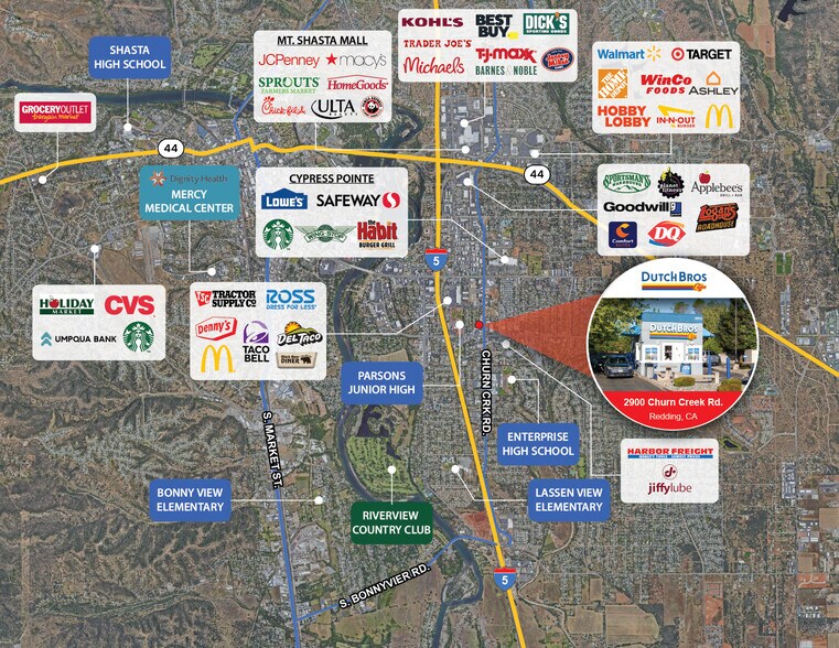 2900 Churn Creek Rd, Redding, CA à vendre - Photo du bâtiment - Image 3 de 5