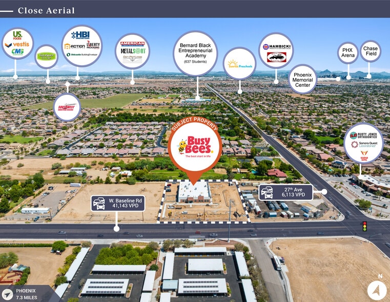 2720 W Baseline Rd, Laveen, AZ for sale - Aerial - Image 3 of 4