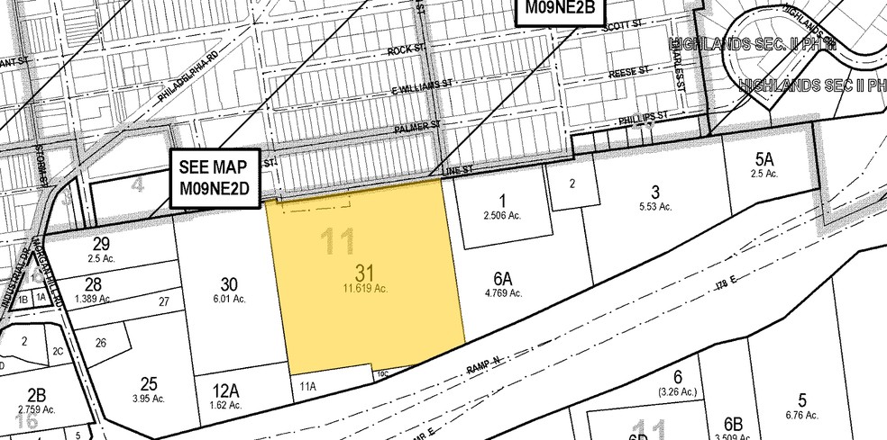 200-260 Line St, Easton, PA for lease - Plat Map - Image 2 of 15