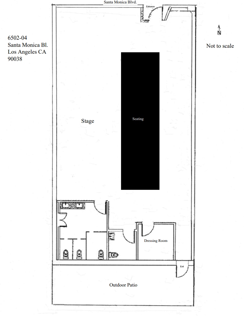 6502-6504 Santa Monica Blvd, Los Angeles, CA for lease Floor Plan- Image 1 of 1