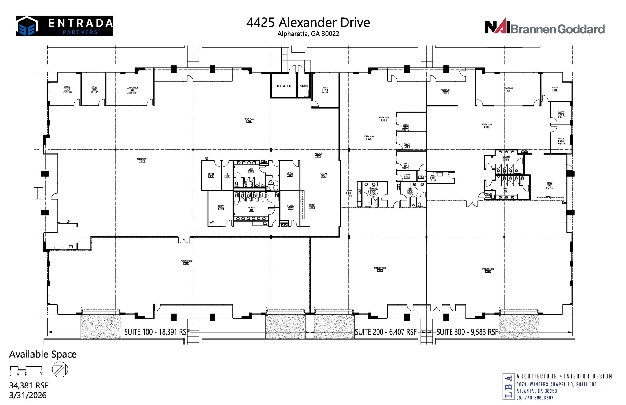 4300 Alexander Dr, Alpharetta, GA for lease Floor Plan- Image 1 of 1