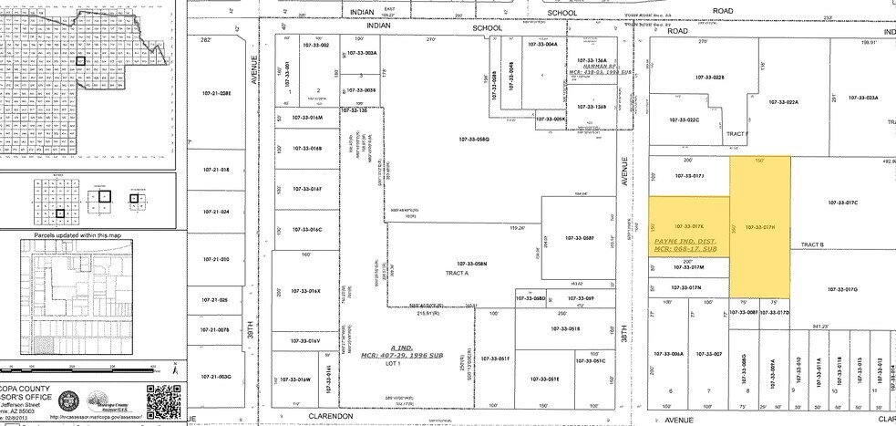 3883 N 38th Ave, Phoenix, AZ à louer - Plan cadastral - Image 2 de 7
