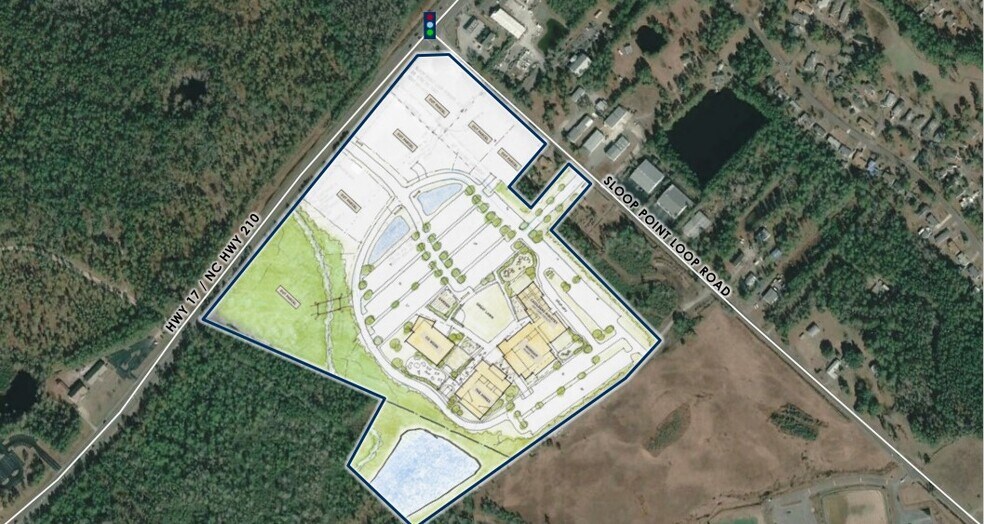 Hwy 17 & Sloop Point Loop Rd, Hampstead, NC à vendre - Photo du bâtiment - Image 1 de 2