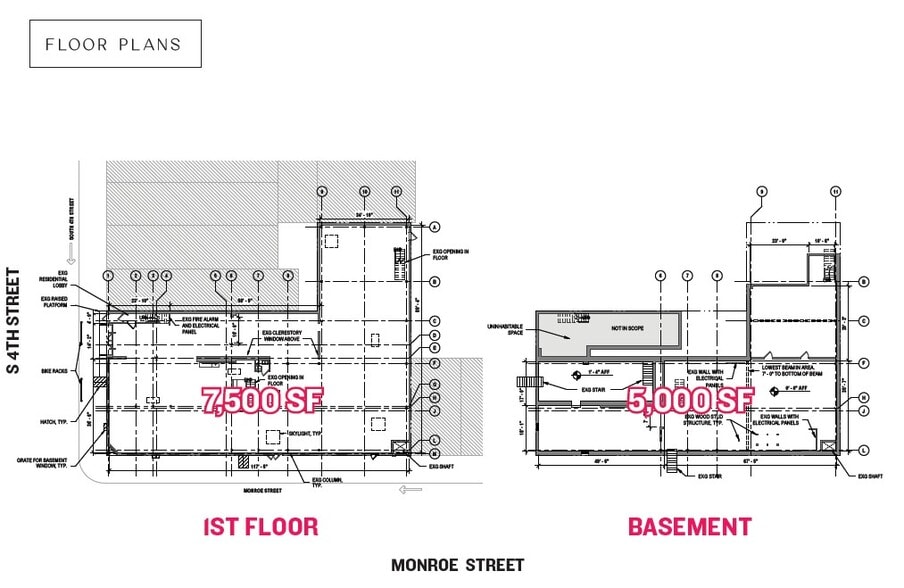 717-719 S 4th St, Philadelphia, PA for lease - Floor Plan - Image 2 of 7