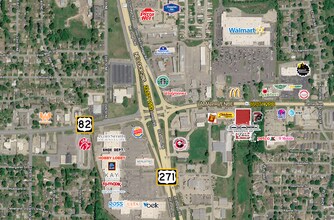 3842-3850 Lamar Ave, Paris, TX - Aérien  Vue de la carte