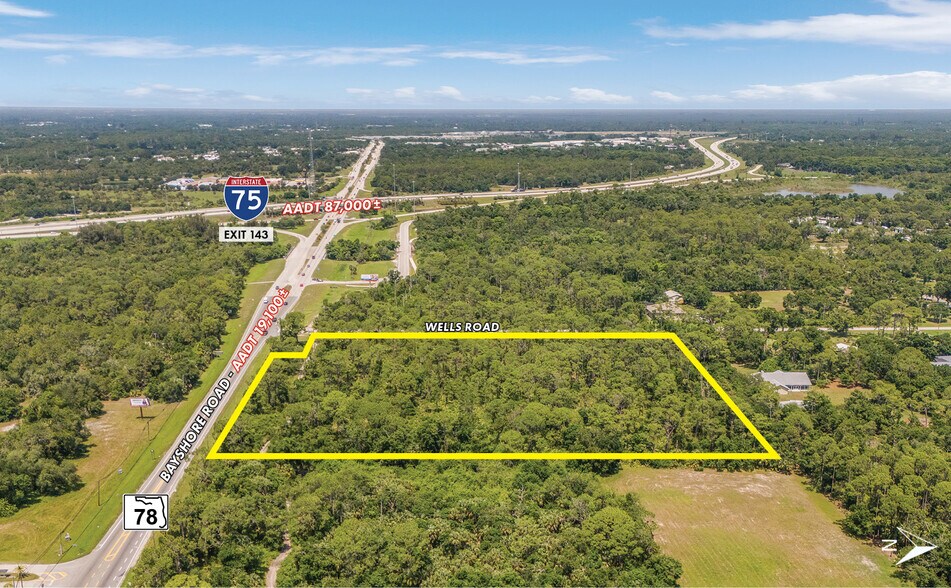 17300 Wells Rd, North Fort Myers, FL à vendre - Aérien - Image 2 de 8