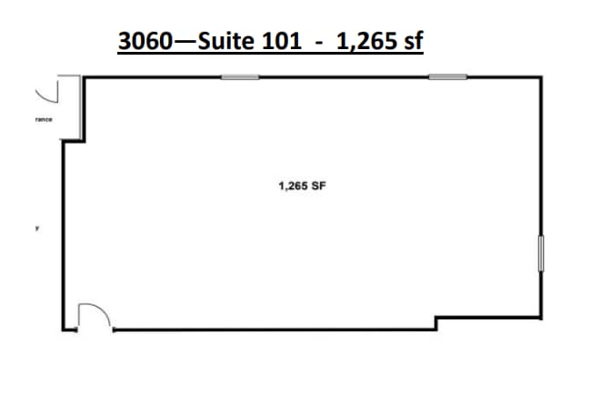 3060-3080 Ogden Ave, Lisle, IL à louer Plan d’étage- Image 1 de 1