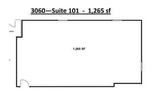 3060-3080 Ogden Ave, Lisle, IL à louer Plan d’étage- Image 1 de 1