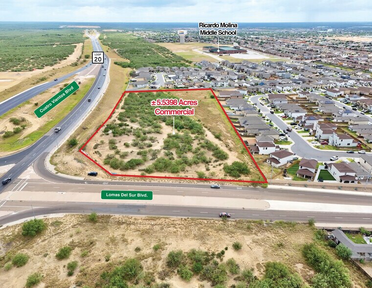 0000 Lomas Del Sur Blvd, Laredo, TX à vendre - Aérien - Image 1 de 5