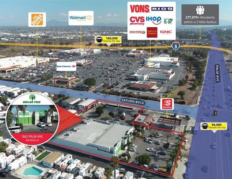 1862 Palm Ave, San Diego, CA à vendre - Photo du bâtiment - Image 2 de 6