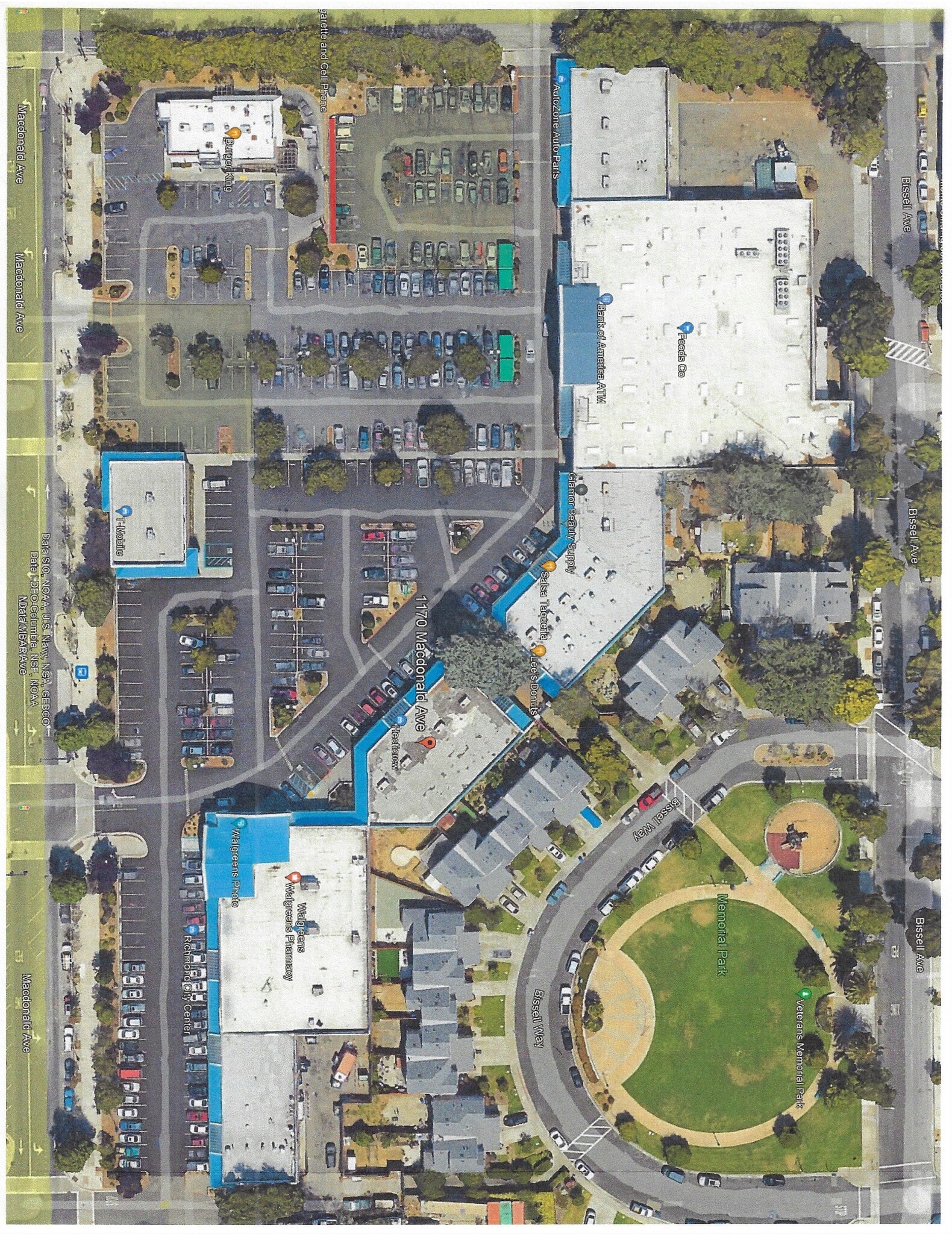 1190-1350 Macdonald Ave, Richmond, CA à louer Plan de site- Image 1 de 2