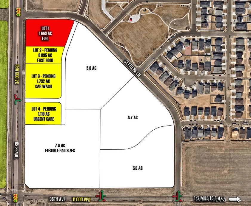 NWC East 96th Ave & Tower Rd, Commerce City, CO for lease Primary Photo- Image 1 of 3
