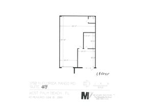 1750 N Florida Mango Rd, West Palm Beach, FL à louer Plan d’étage- Image 1 de 2