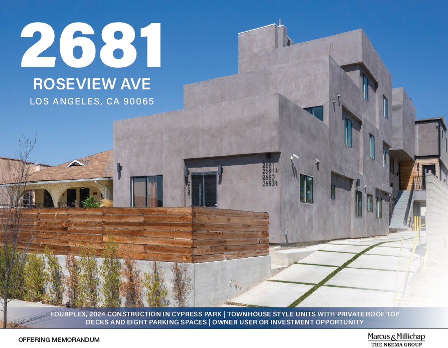 2681 Roseview Ave, Los Angeles, CA à vendre Photo principale- Image 1 de 1