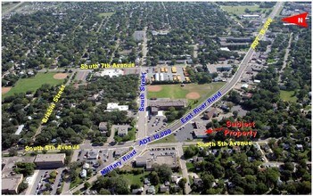 504-516 E River Rd, Anoka, MN - Aerial  map view