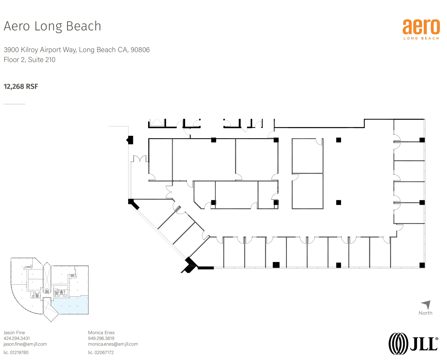 3900 Kilroy Airport Way, Long Beach, CA à louer Plan d’étage- Image 1 de 1