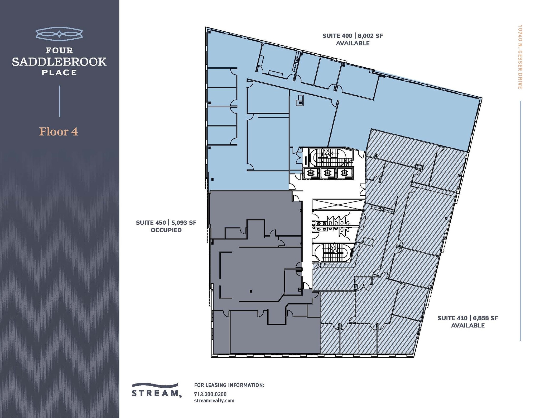10740 N Gessner Dr, Houston, TX à louer Plan d’étage- Image 1 de 1
