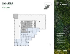 200 W Madison St, Chicago, IL à louer Plan de site- Image 2 de 2