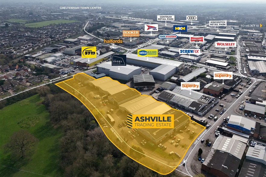 The Runnings, Ashville Trading Estate portfolio of 3 properties for sale on LoopNet.ca - Aerial - Image 2 of 15