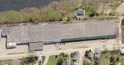 650 River Rd, Gardiner, ME - AERIAL  map view