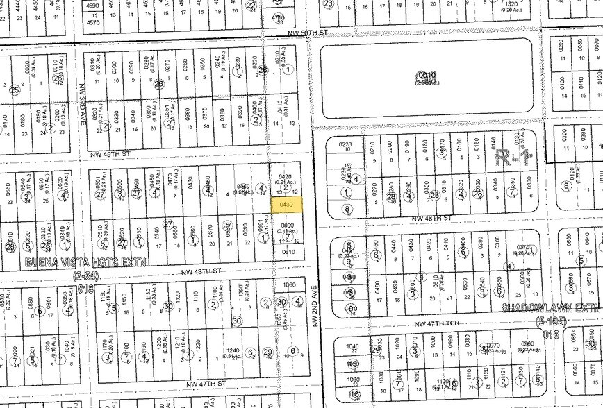 4880 NW 2nd Ave, Miami, FL for sale - Plat Map - Image 2 of 4