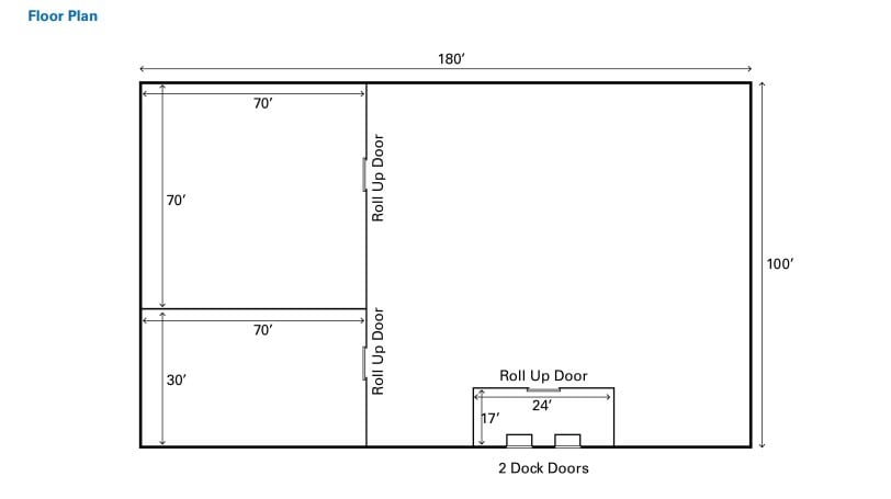2845 4th St S, Waite Park, MN à louer Plan d’étage- Image 1 de 1
