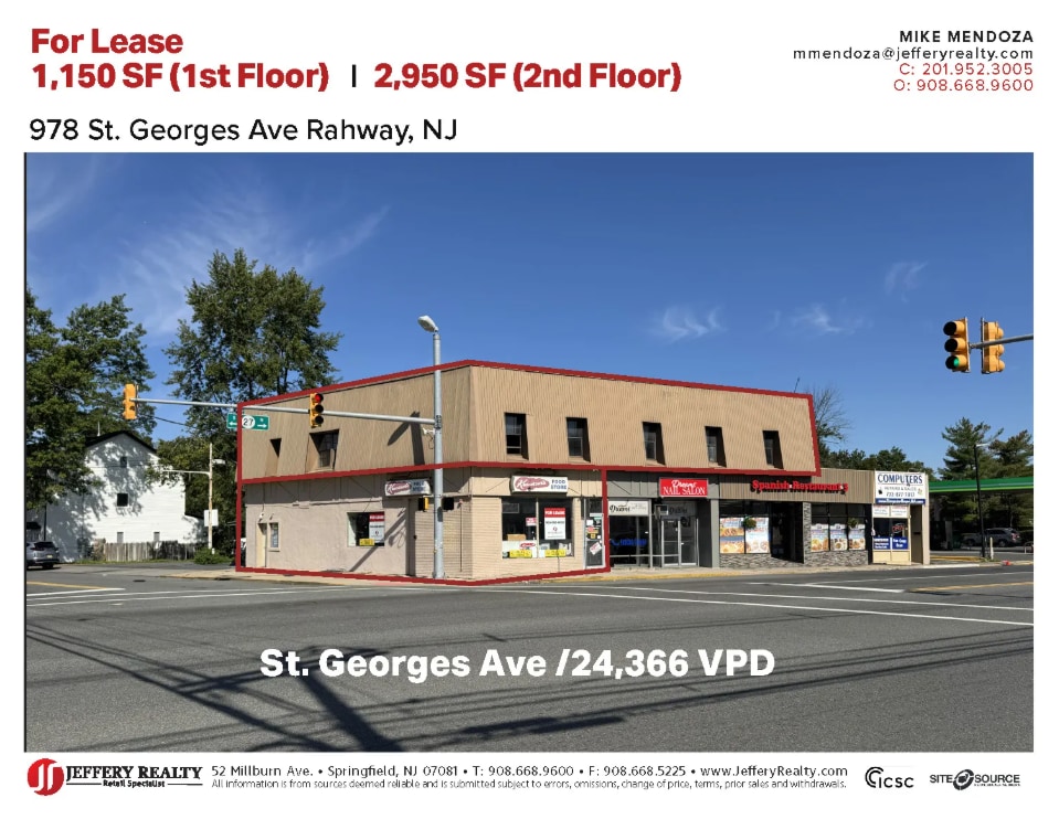 978 Saint Georges Ave, Rahway, NJ for lease Building Photo- Image 1 of 5