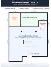 9175-9225 Mira Mesa Blvd, San Diego, CA for lease Floor Plan- Image 1 of 1