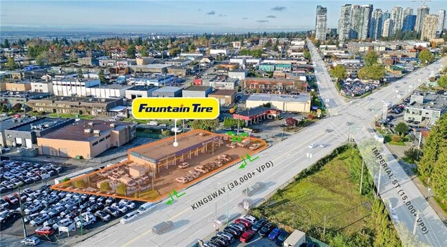 Plus de détails pour 5850 Kingsway, Burnaby, BC - Commerce de détail à vendre