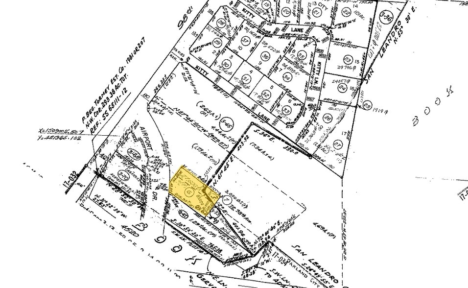 72 98th Ave, Oakland, CA for lease - Plat Map - Image 3 of 3