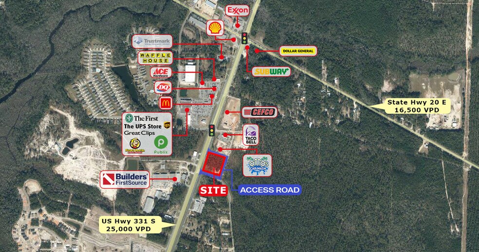 16485 US Hwy 331, Freeport, FL à louer - Aérien - Image 2 de 6