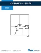 6767 Peachtree Industrial Blvd, Peachtree Corners, GA for lease Site Plan- Image 2 of 2