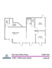 12361 Lewis St, Garden Grove, CA à louer Plan de site- Image 1 de 1